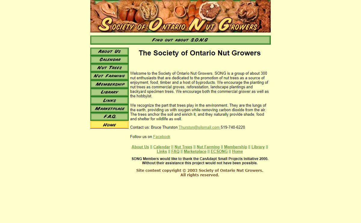The Society of Ontario Nut Growers -- Promoting nut farming and cultivation across Ontario
