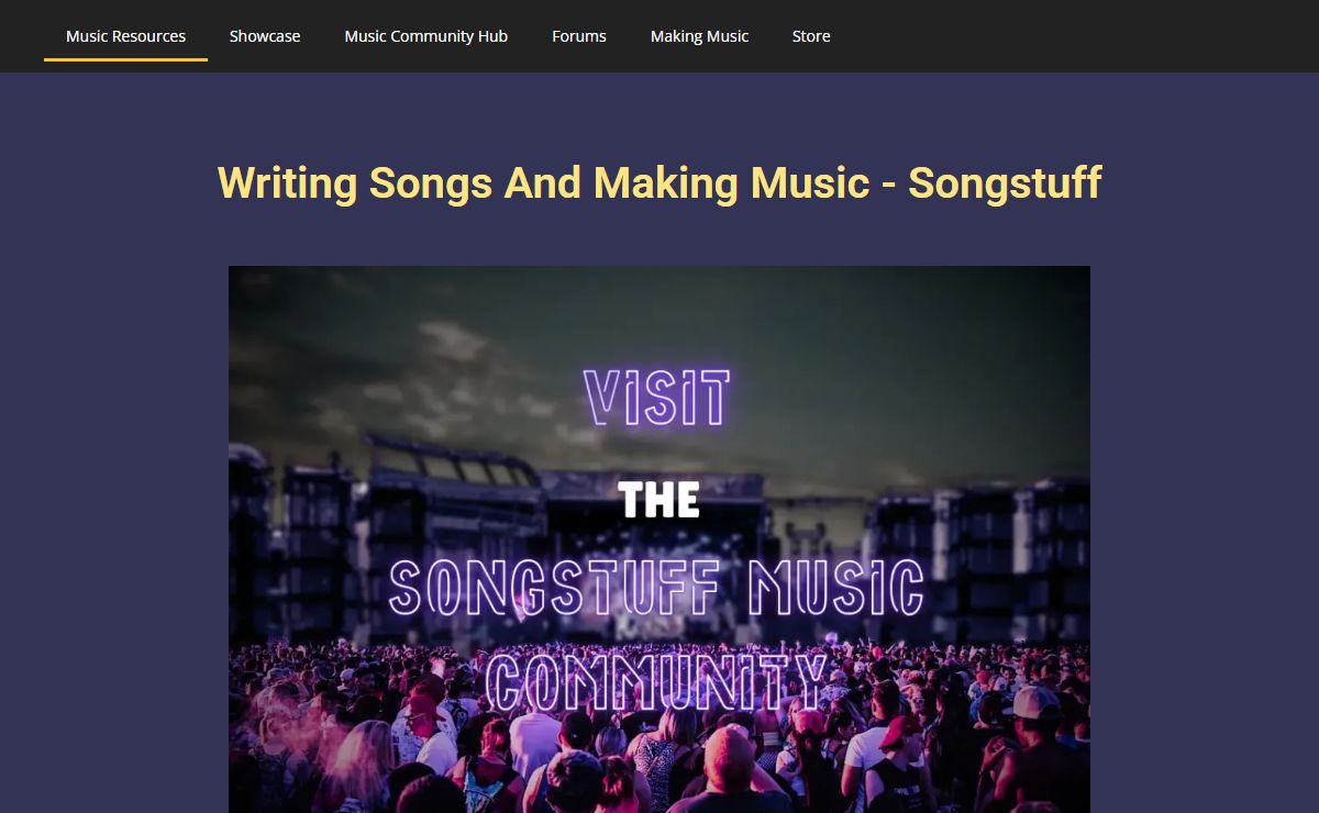 Writing Songs And Making Music That Fans Love - Songstuff