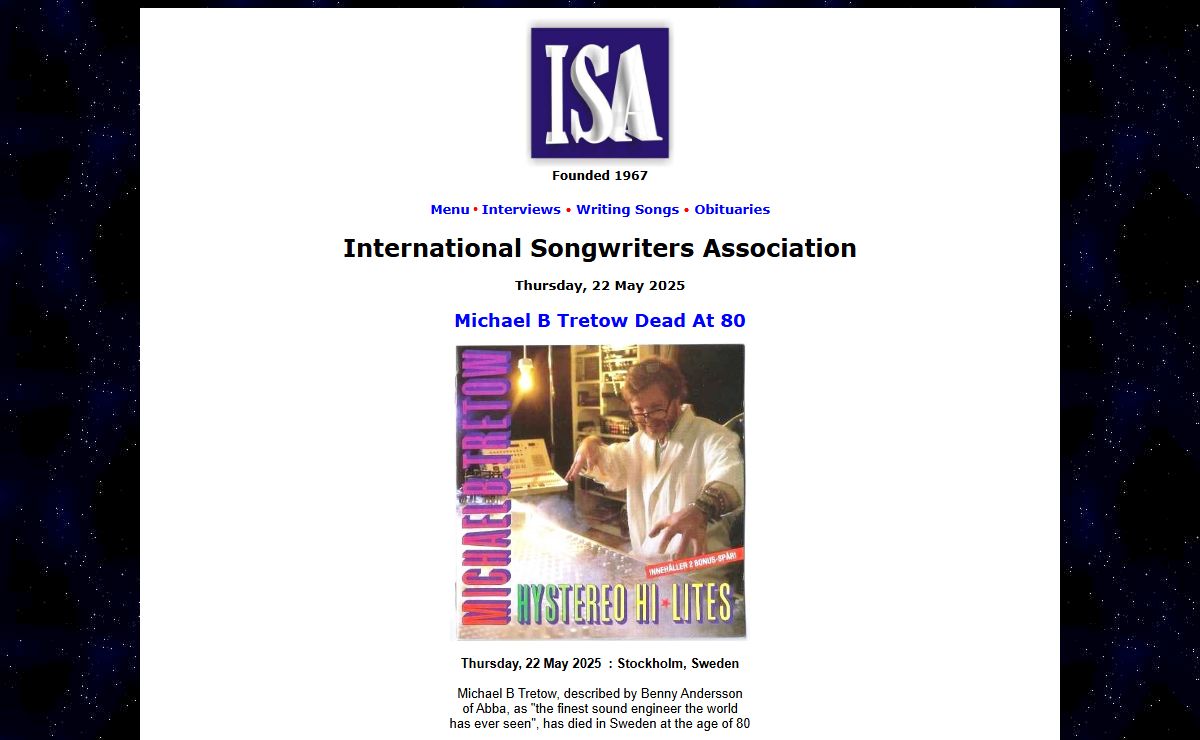 International Songwriters Association (ISA) Songs And Songwriting • Index