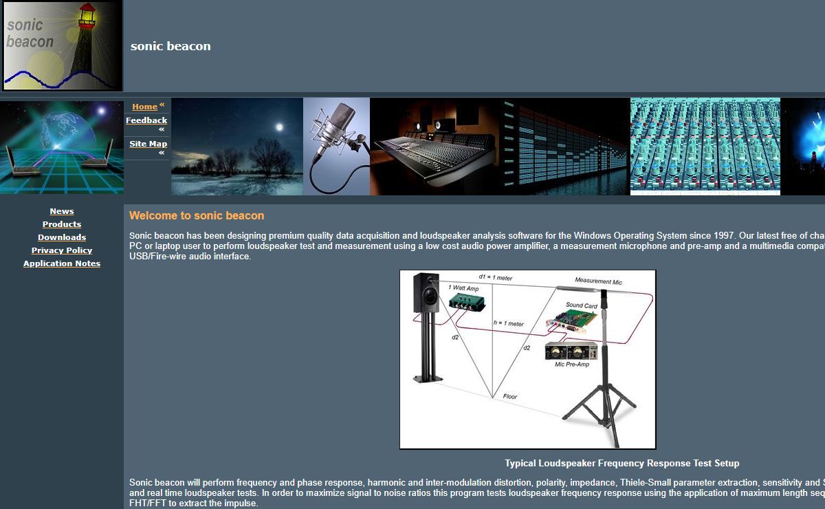 Loudspeaker Test Software From Sonic Beacon - Home