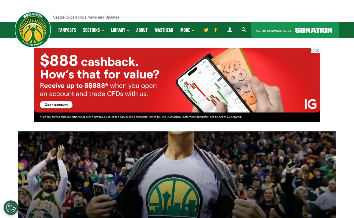 Seattle Supersonics News and Updates