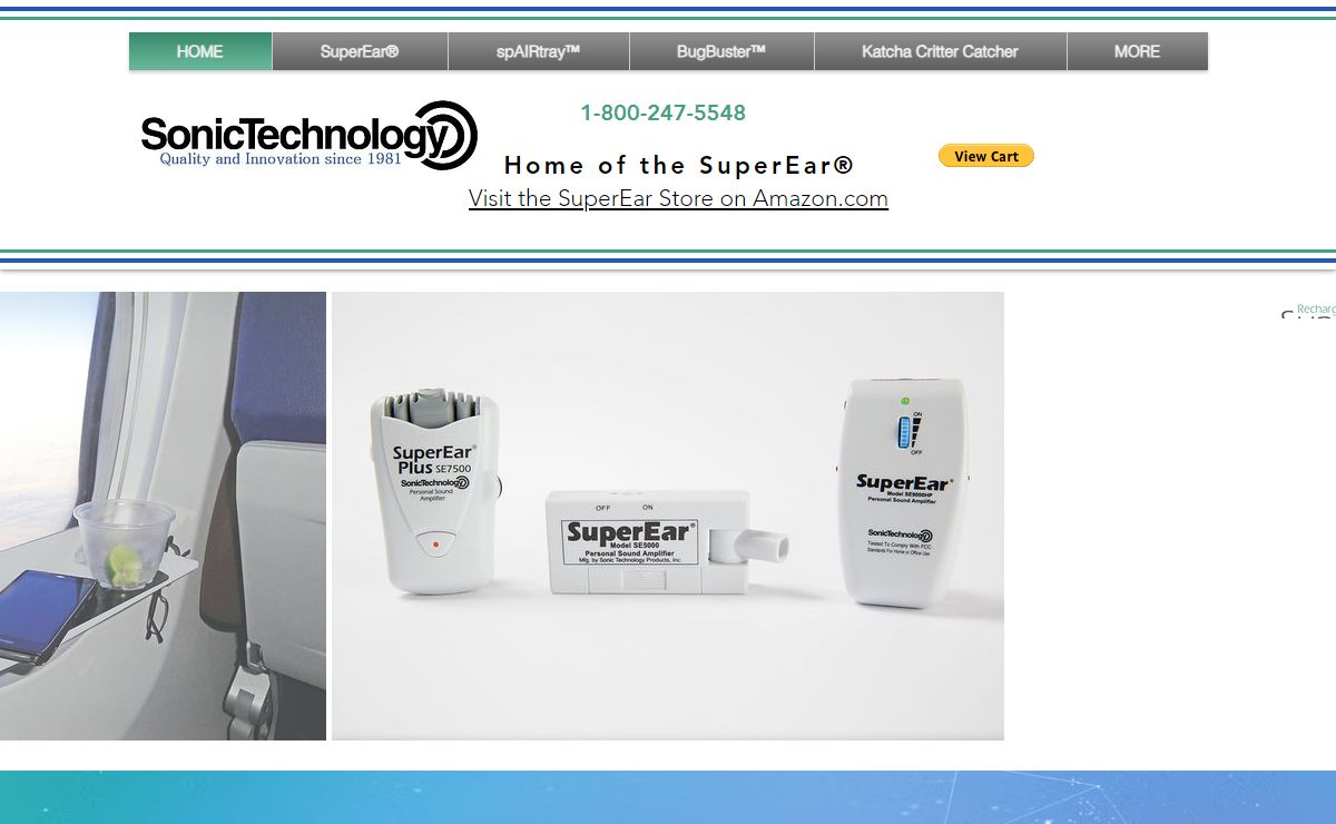 SuperEar Sound Amplifiers | United States | Sonic Technology Products