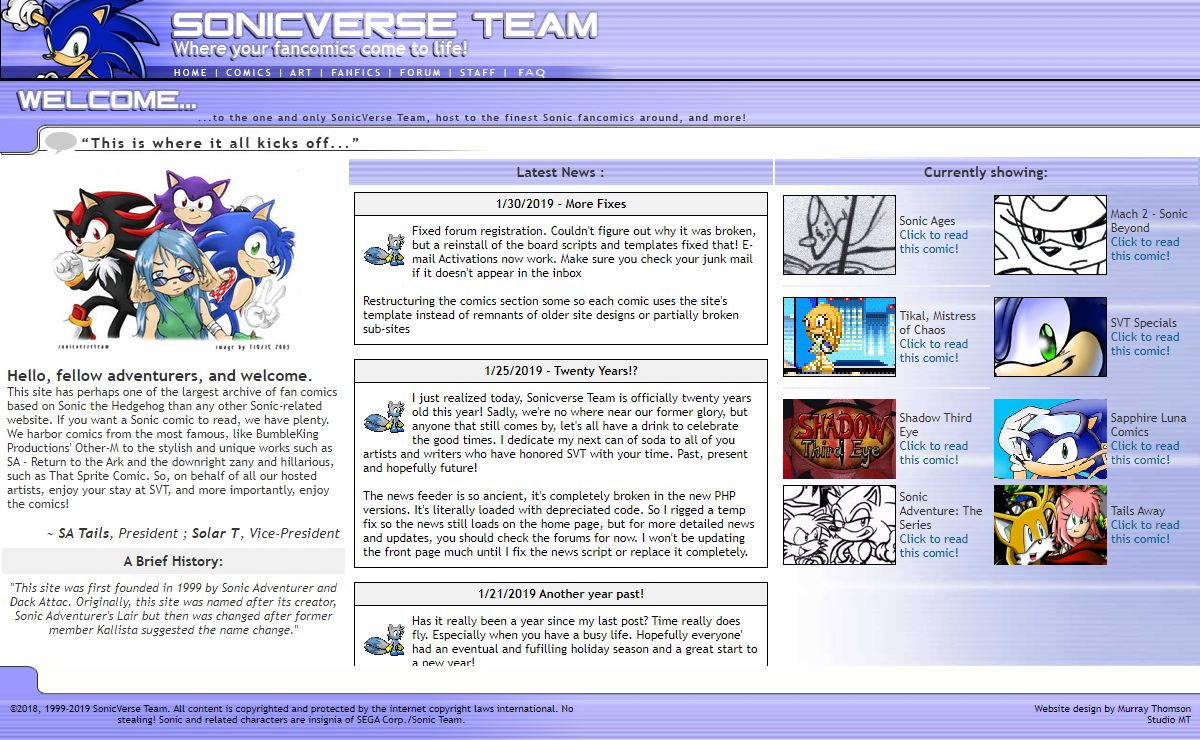 welcome to SVT Comics