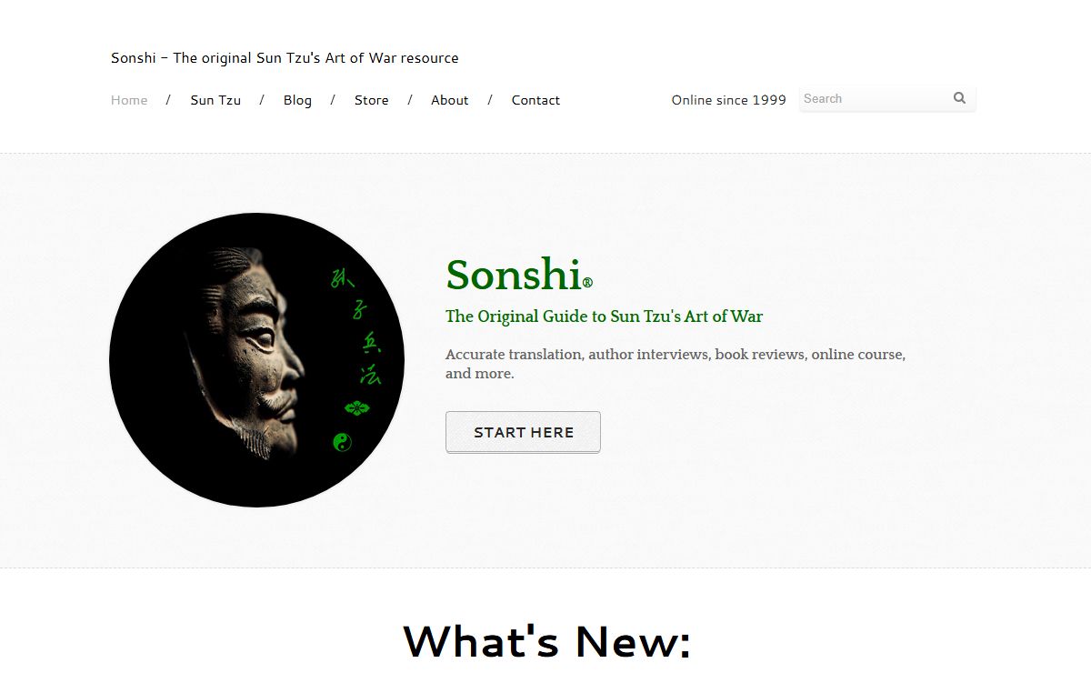 Sonshi - The original Sun Tzu's Art of War resource - Home