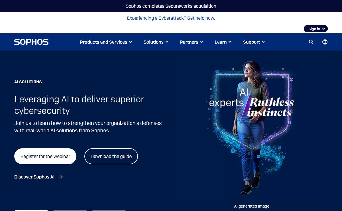 Sophos: Defeat Cyberattacks with Cybersecurity as a Service