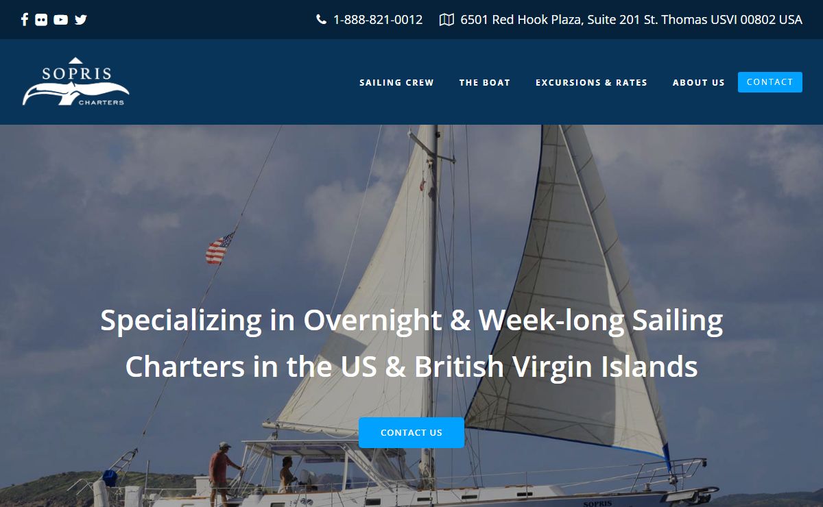 Caribbean Sailing Vacations | Sailing Charters BVI | Yacht Vacation