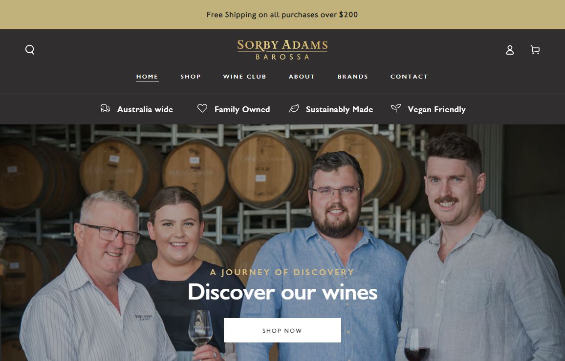 Sorby Adams Wines