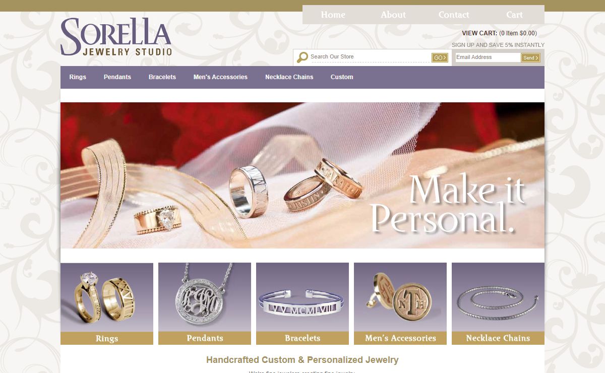 Fine Personalized & Custom Jewelry from Sorella