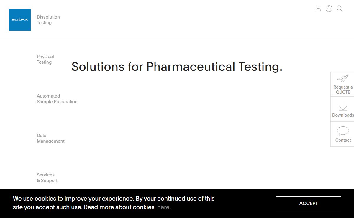 Tablet and Capsules Pharmaceutical Testing Solutions | SOTAX