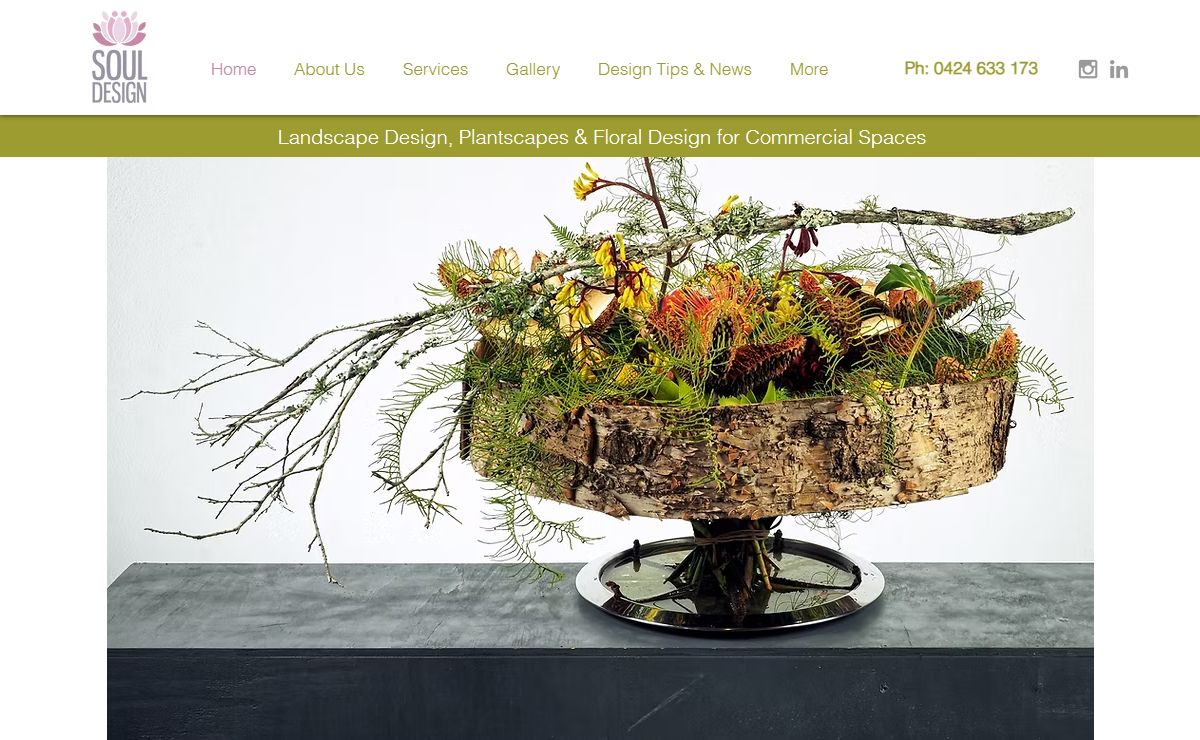 Soul Design- Landscape Design Horticulture & Floristry - Australia wide