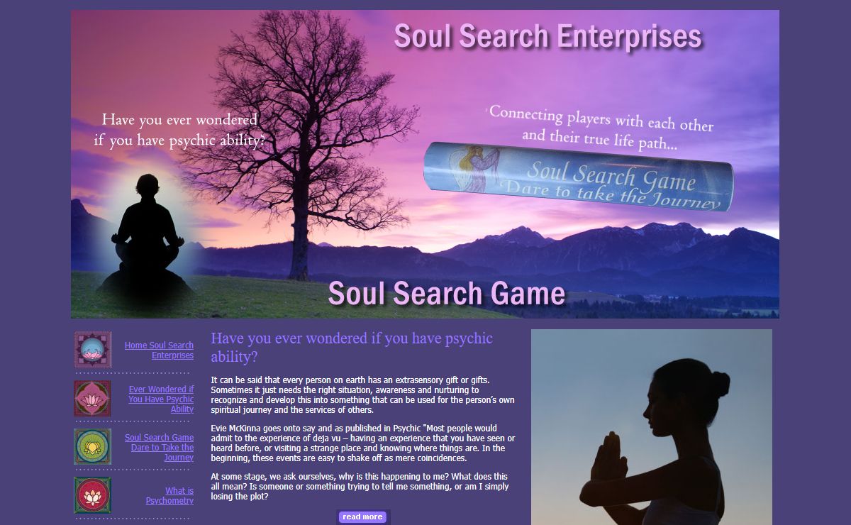 Psychic Ability - Psychic Readings - Soul Search Game - Dare to Take the Journey