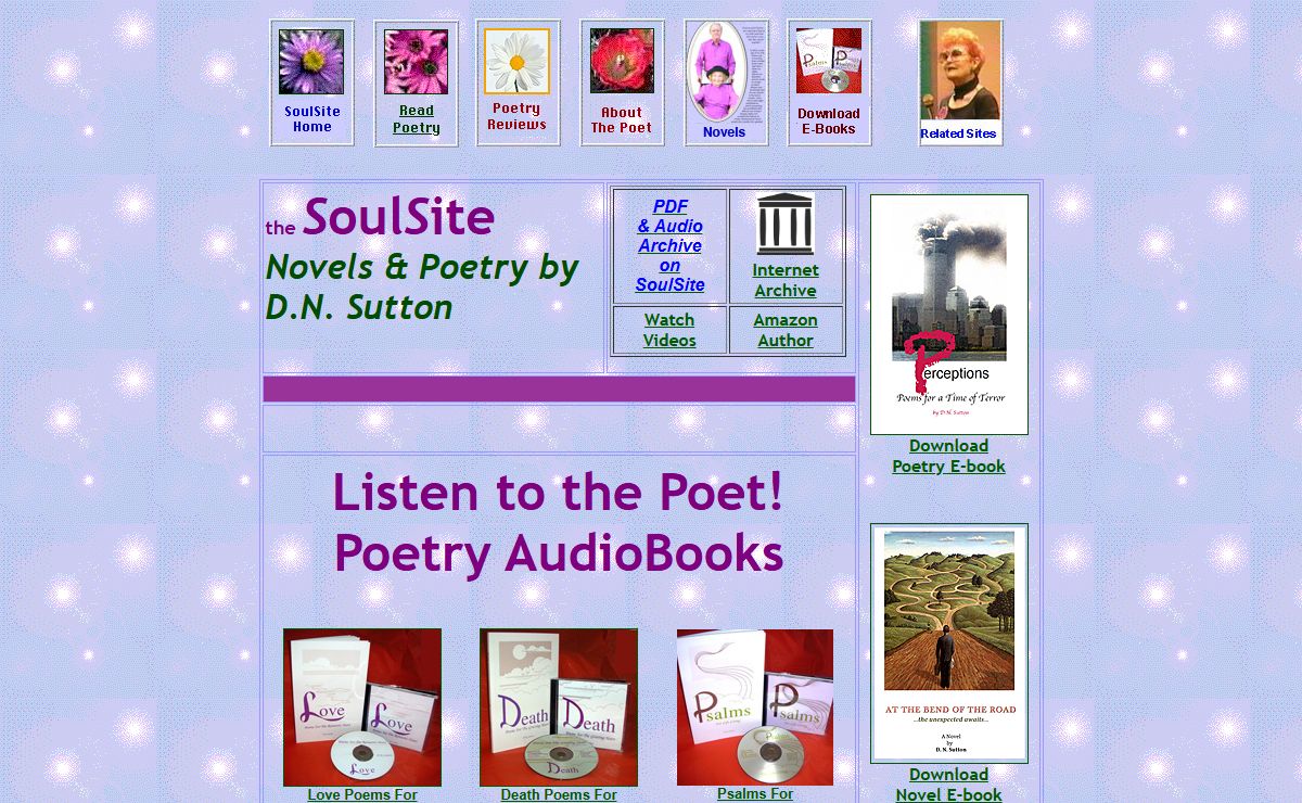 SoulSite: Novels and Poetry by D.N. Sutton