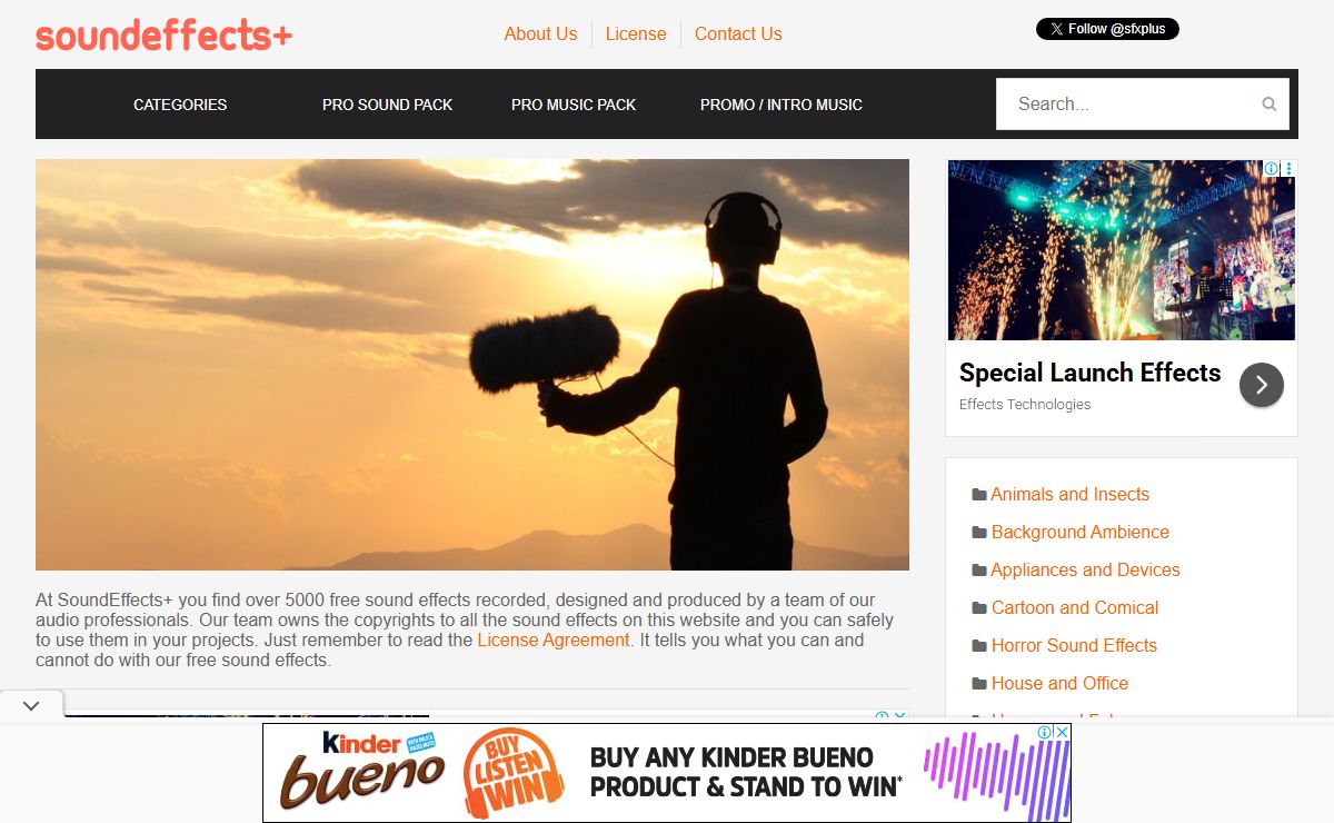SoundEffects+ | Download Free Sound Effects