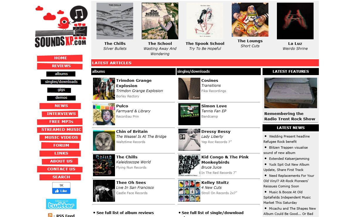 SoundsXP - music webzine - indie, folk, alt-country and indiepop album, single and gig reviews