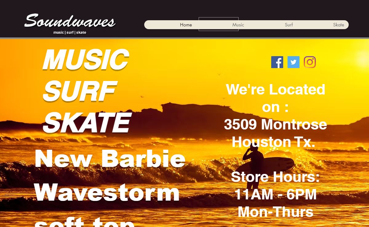 Soundwaves - Houston, TX - Largest Surf & Skate | Surfboards and Skateboards