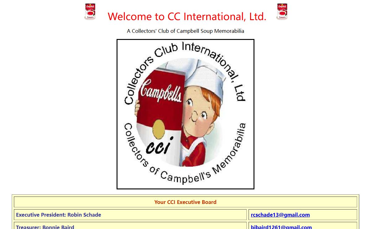 CC International Home Page