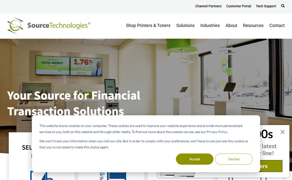 MICR & Self-Service Kiosks | Source Technologies