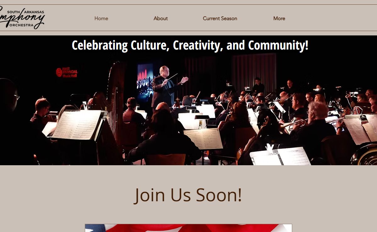 South Arkansas Symphony Orchestra | symphony | 314 East Oak Street, El Dorado, AR, USA