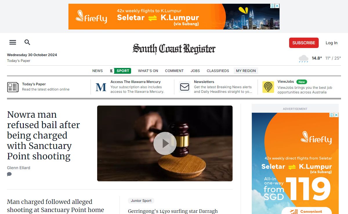Nowra news, sport and weather | South Coast Register | Nowra, NSW