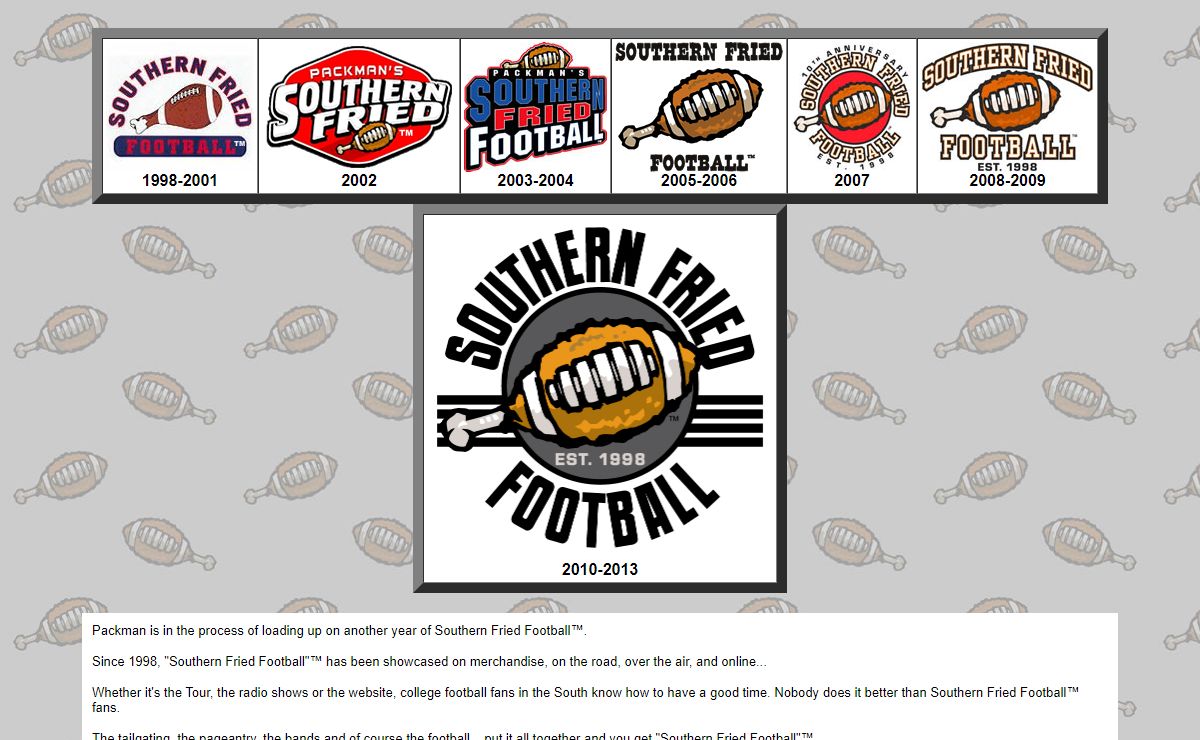 Welcome to Packman's "Southern Fried Football"!