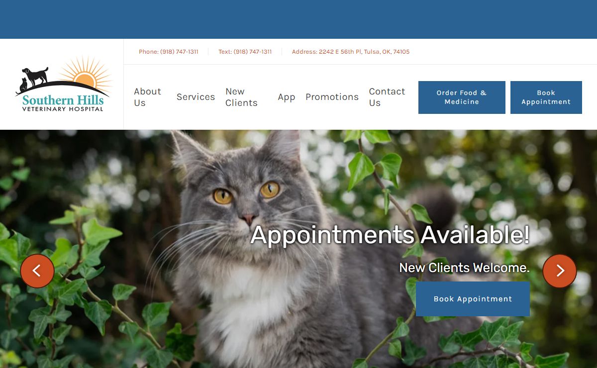 Animal Hospital in Tulsa, OK | Southern Hills Veterinary Hospital
