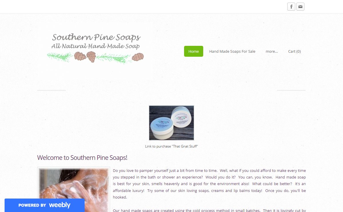 Southern Pine Soaps - Welcome