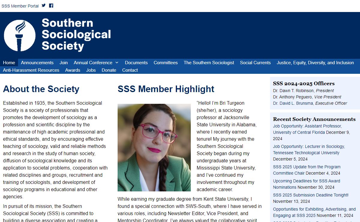 Home - Southern Sociological Society