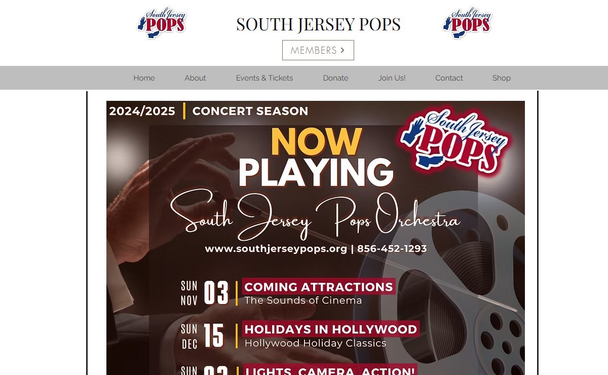 Home | southjerseypops