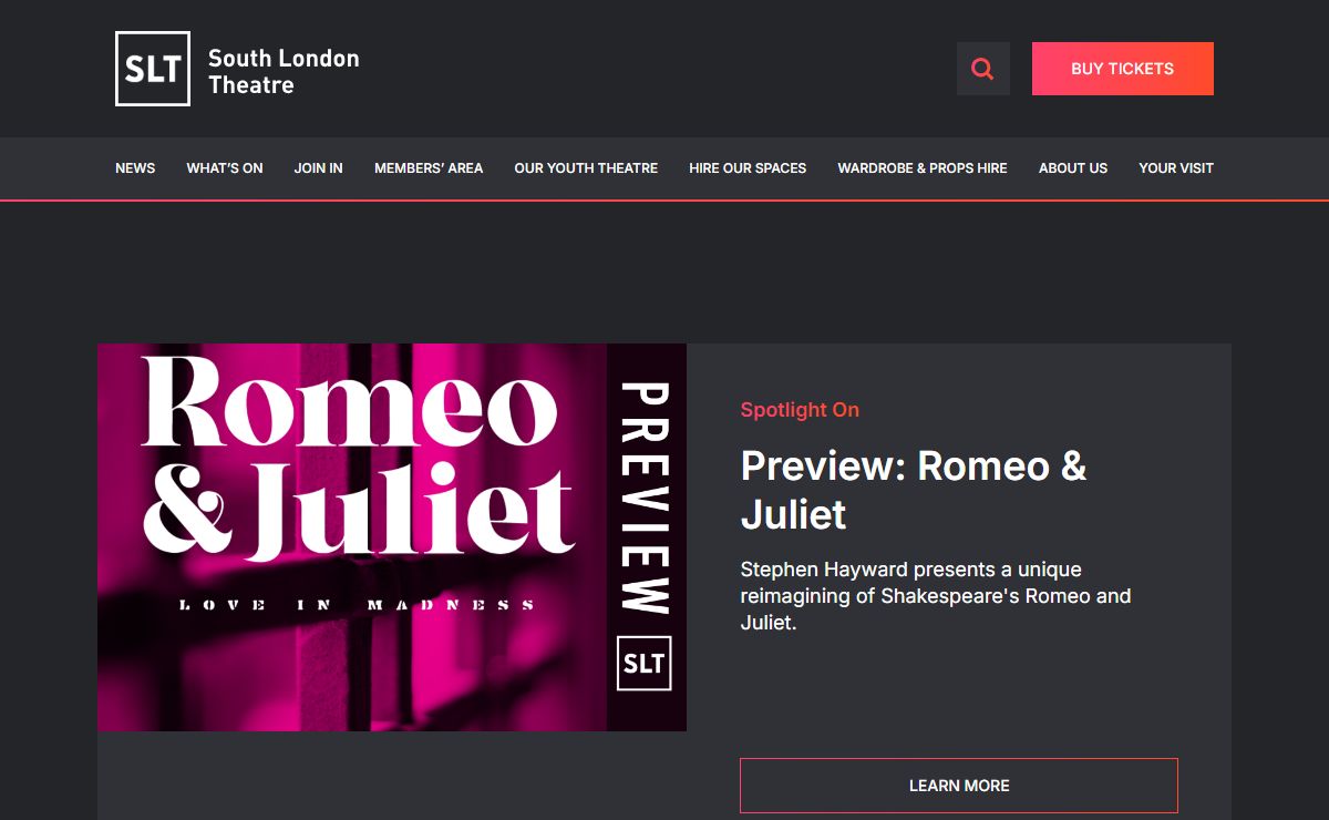 South London Theatre | Home