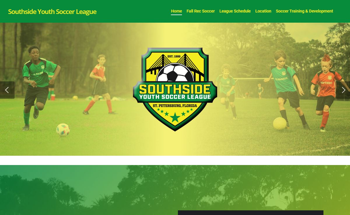 Southside Youth Soccer League in St. Peterburg, Florida