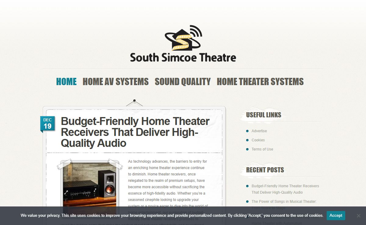 South Simcoe Theatre | Elevate Your Home Entertainment Experience with Us!