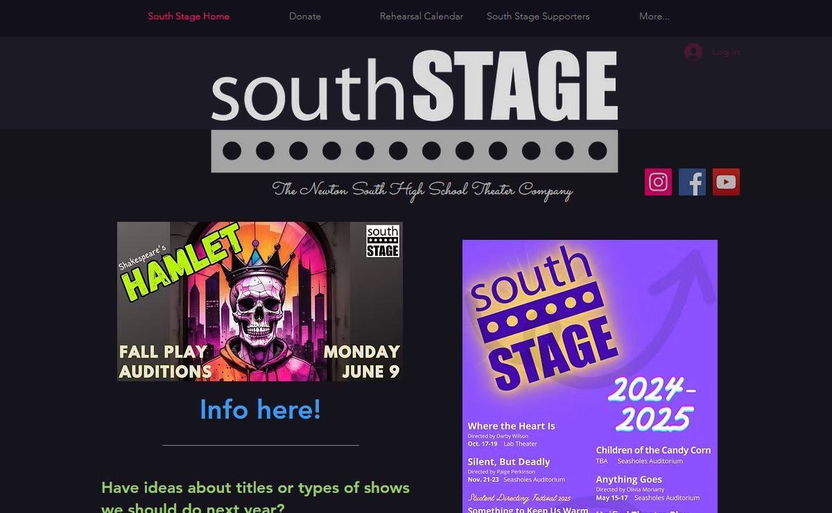 Newton South Stage | Theater | 140 Brandeis Road, Newton, MA, USA