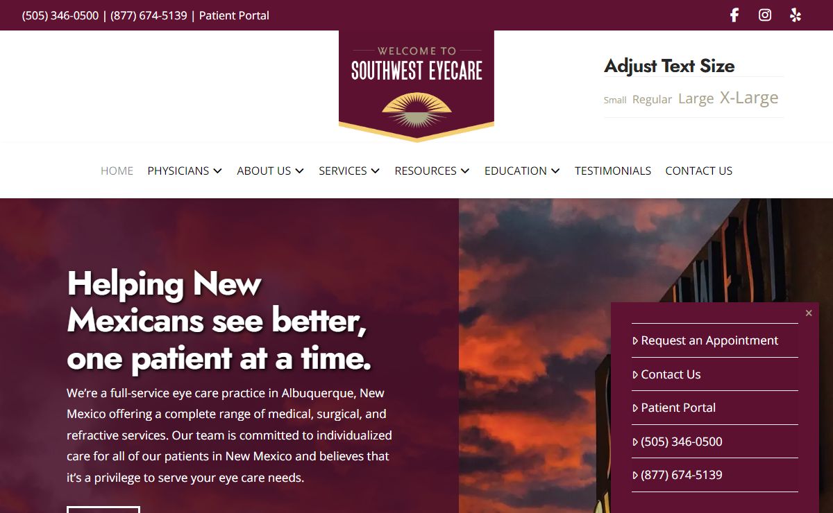 Southwest Eyecare | Albuquerque, NM Cataract & Glaucoma Specialists