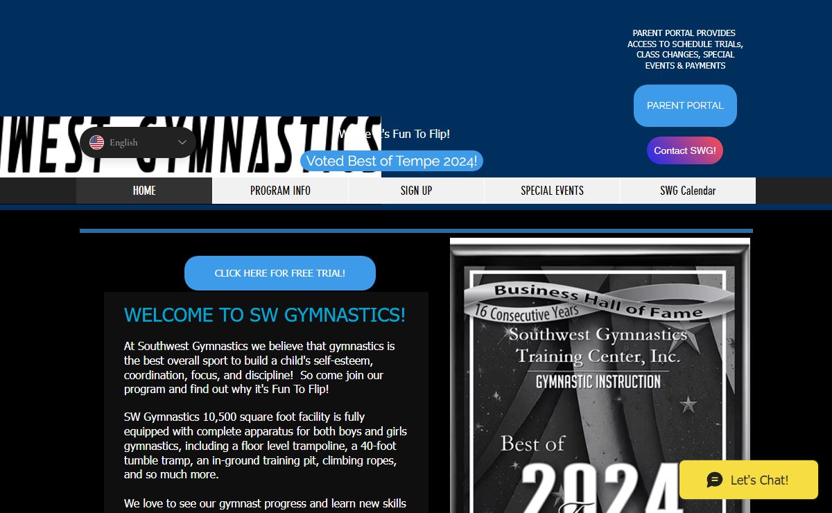 Southwest Gymnastics Training Center | Open Gym