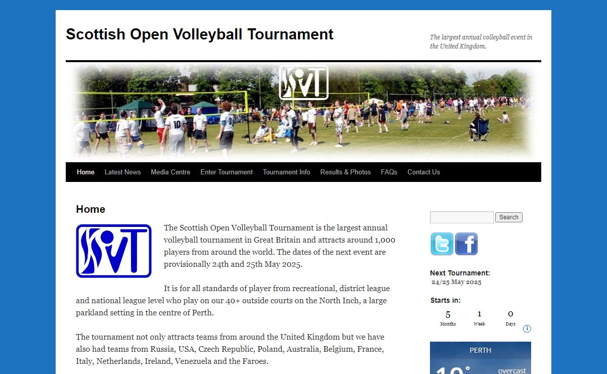 Scottish Open Volleyball Tournament | The largest annual volleyball event in the United Kingdom.