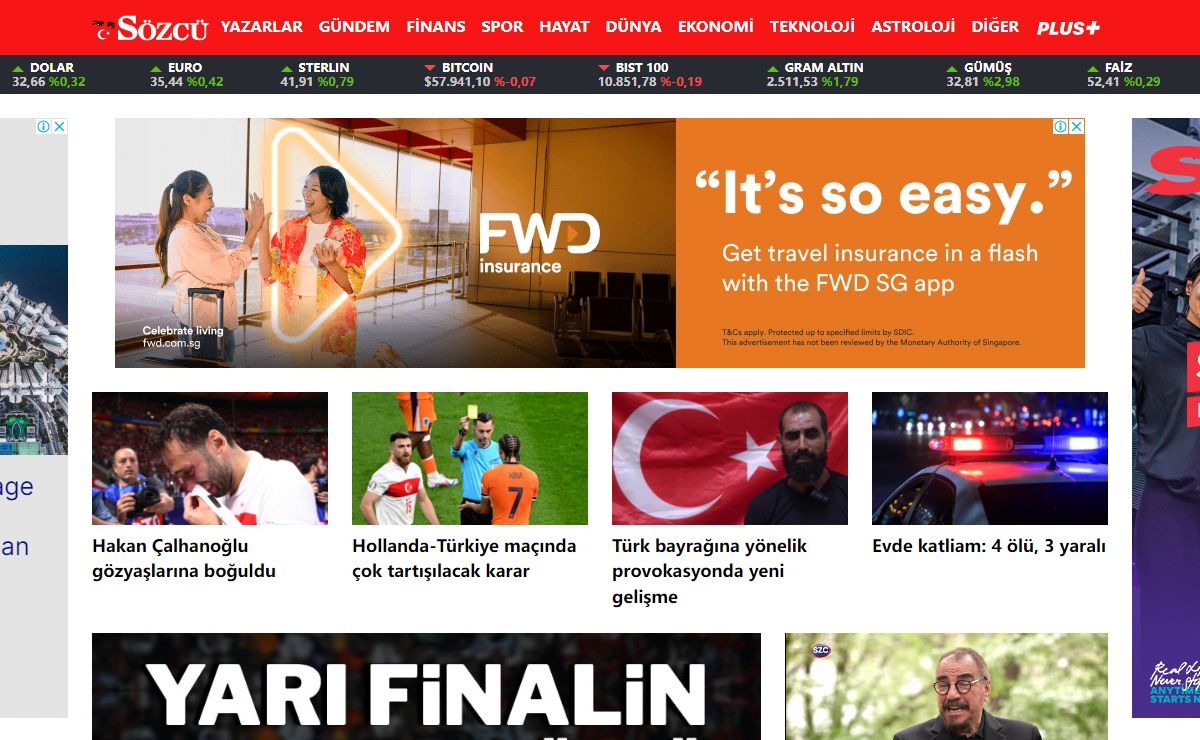 Sözcü Gazetesi - Haberler, son dakika haberleri, güncel haber, köşe yazıları
