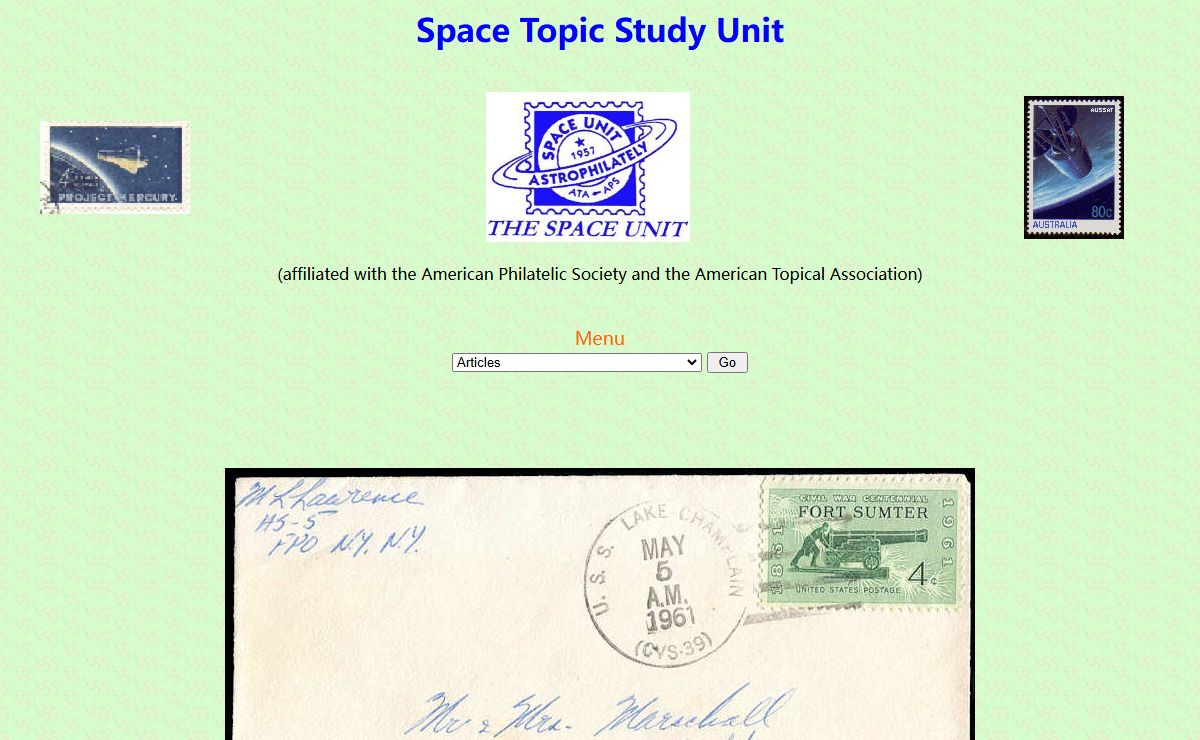 Space Topic Study Unit Homepage