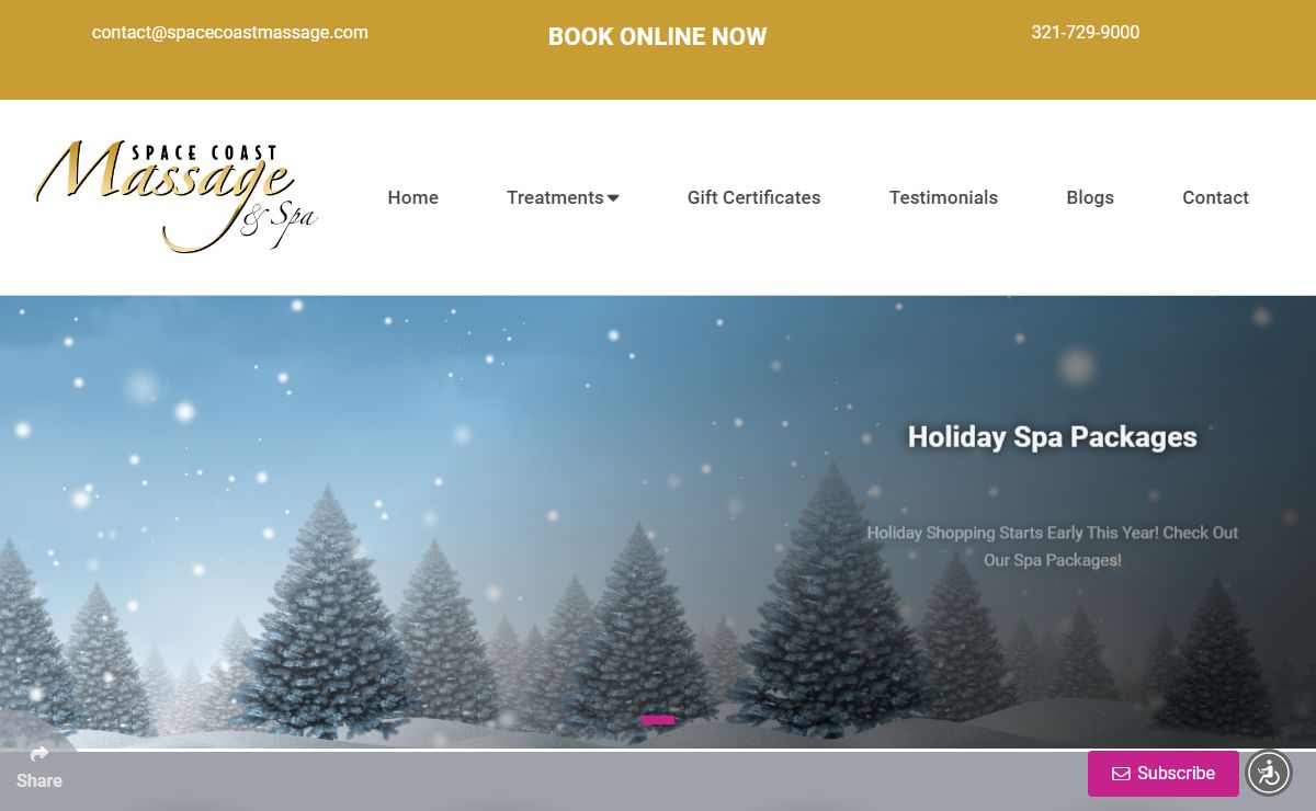 Space Coast Massage & Spa in Melbourne, Florida