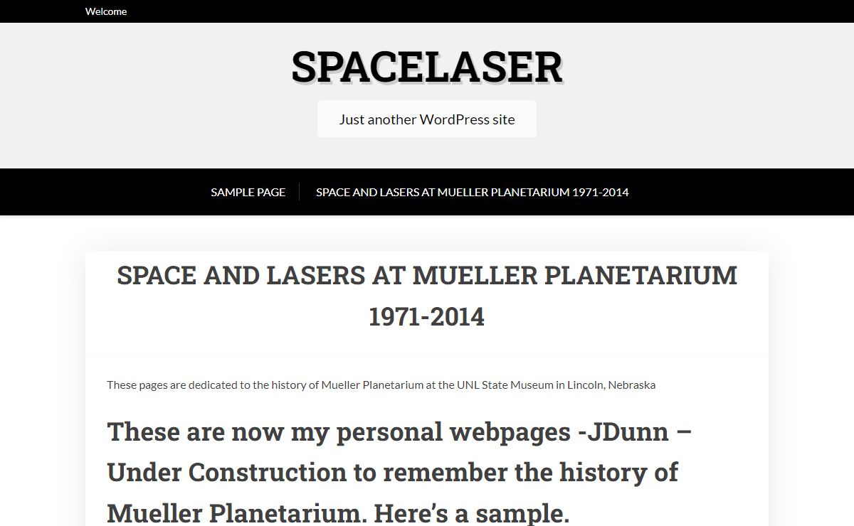 Spacelaser – Just another WordPress site