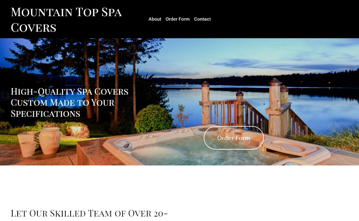 Mountain Top Spa Covers