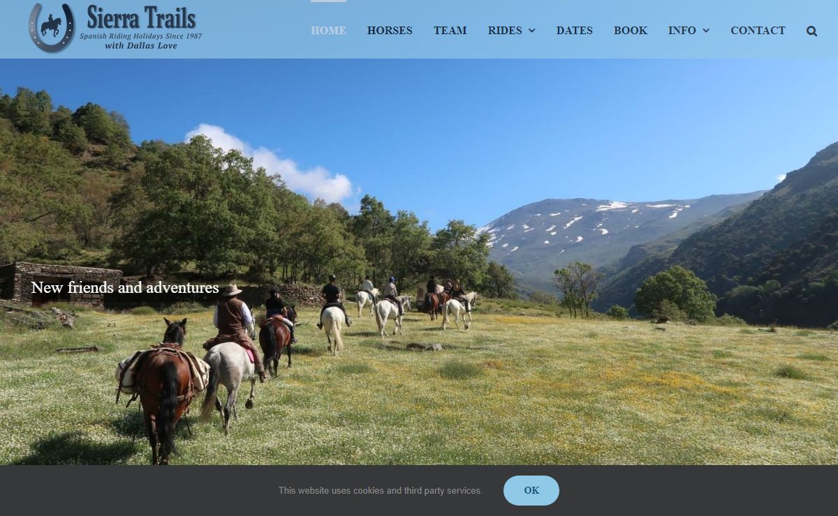 Recommended Horse Riding Holidays Sierra Trails - Dallas Love Since 1987
