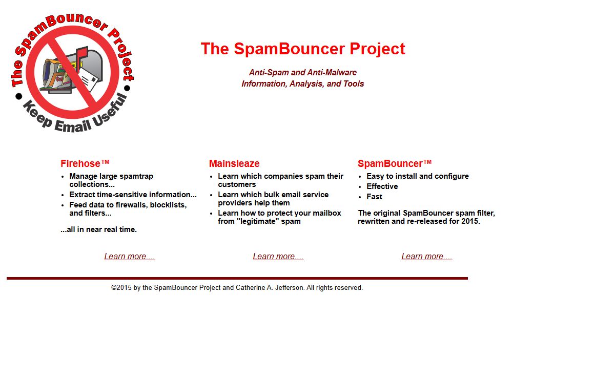 The SpamBouncer Project