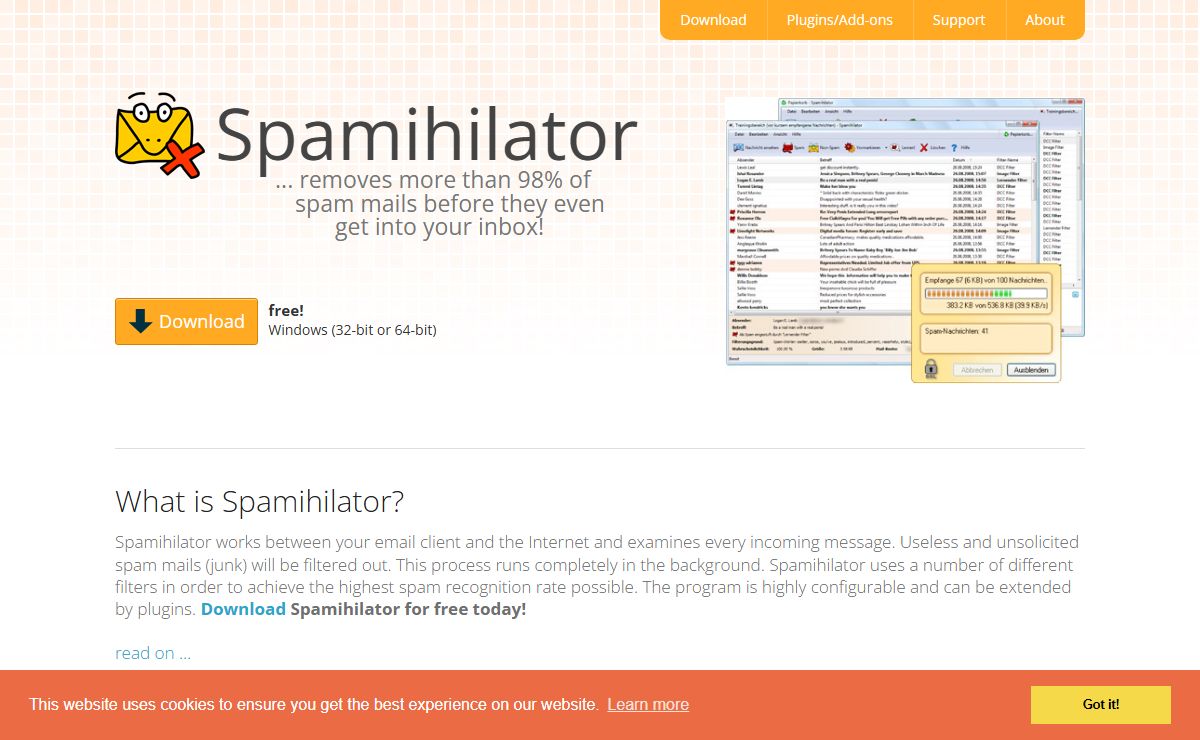 Spamihilator - Free Anti-Spam-Filter