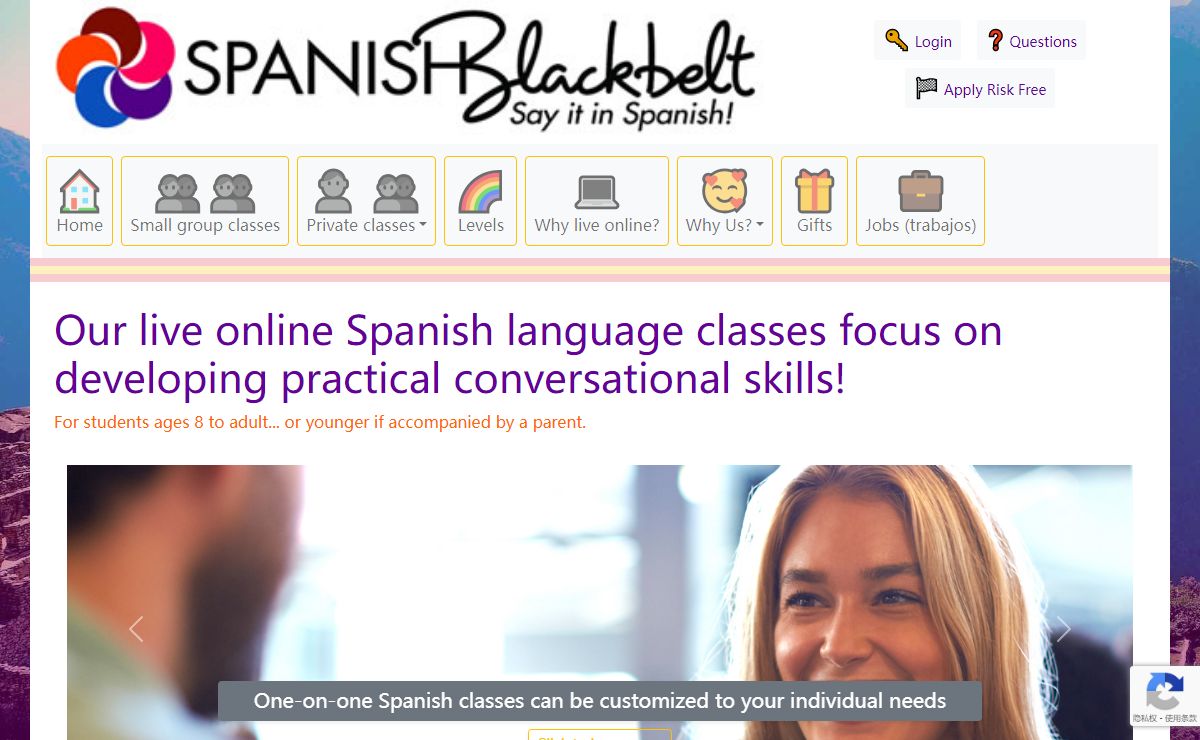 Conversational Spanish Classes and Tutoring Conducted Live Online by Native Spanish Tutors living in the USA