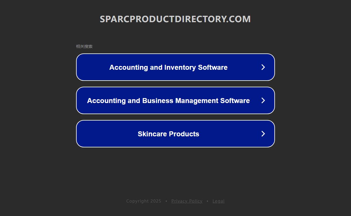 sparcproductdirectory.com