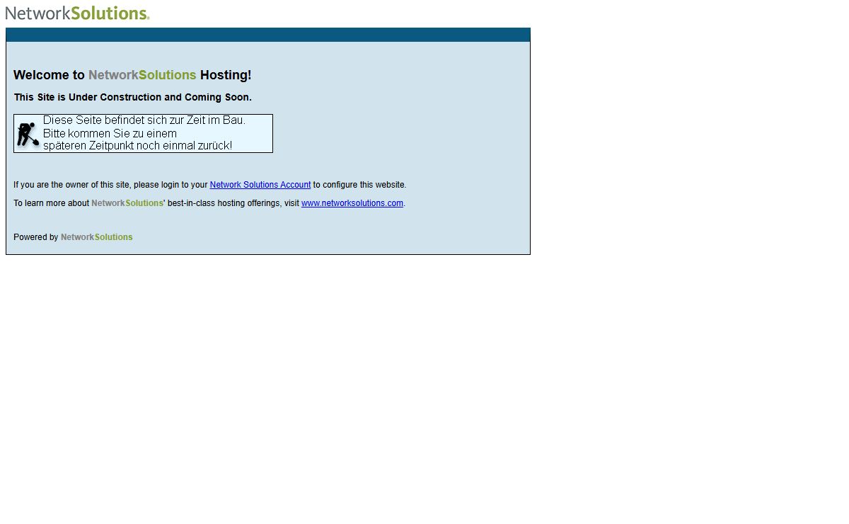 Web Page Under Construction