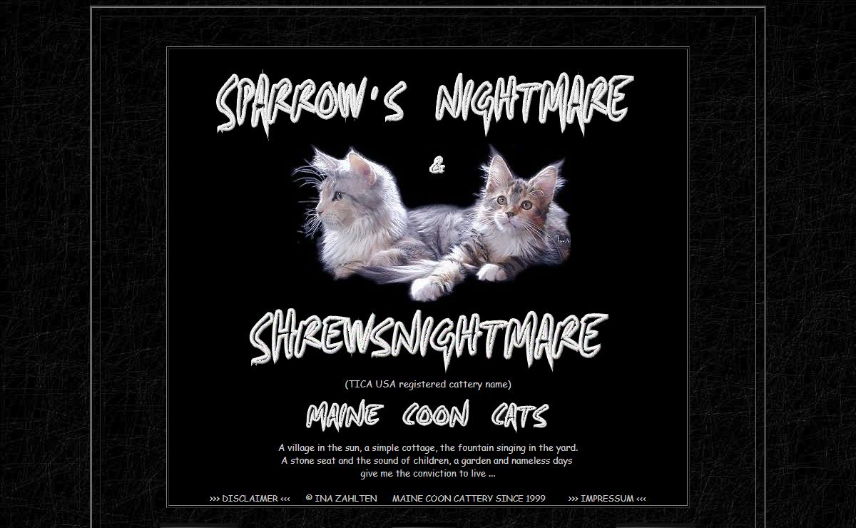SPARROW S NIGHTMARE