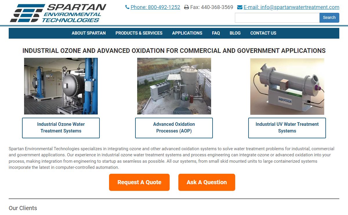 Industrial Water & Wastewater Treatment Systems | Spartan
