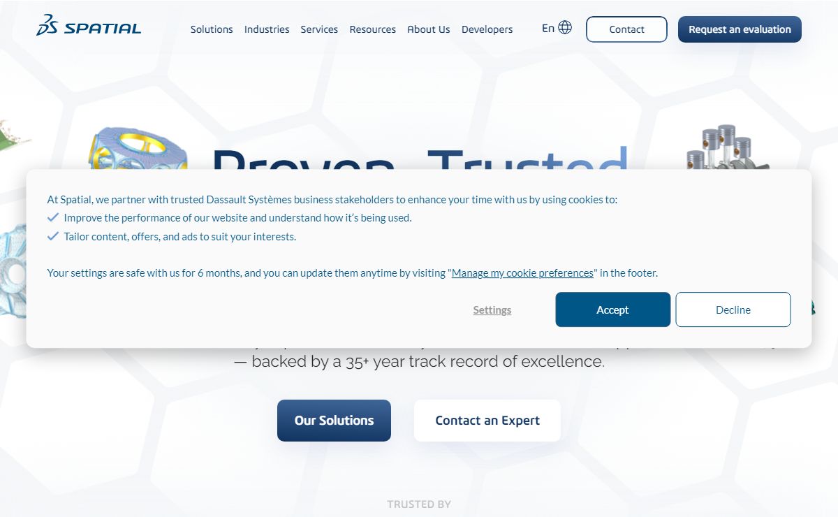 Spatial | Leading 3D Software Solutions to Create Engineering Application
