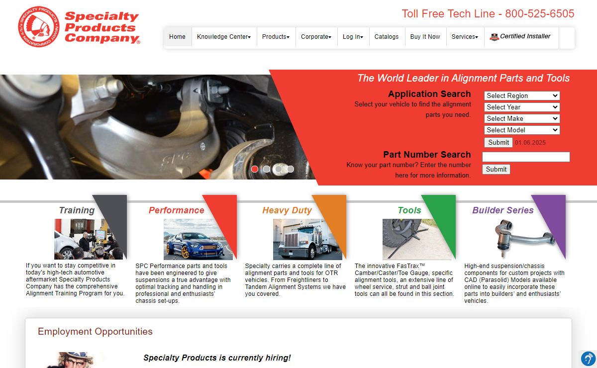 Specialty Products Company | SPC Alignment | The Automotive Alignment Leaders